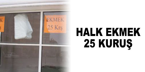 Halk Ekmekte Fiyat İndirimi