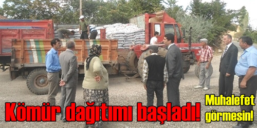 Kömür Dağıtımı Başladı