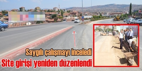 Sanayi girişine düzenleme