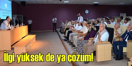 Halk gününe yoğun ilgi