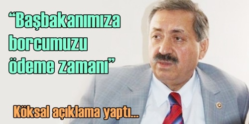  Borcumuzu ödeme zamanı