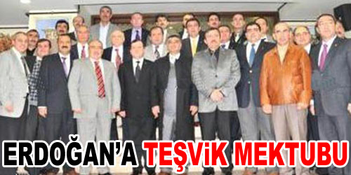 Başbakan`a Teşvik Mektubu