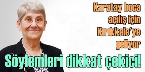 Açılışa Karatay Geliyor