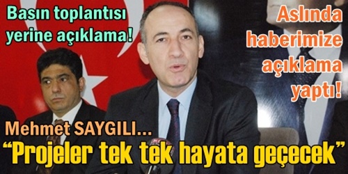 Haberimize yanıt gibi açıklama