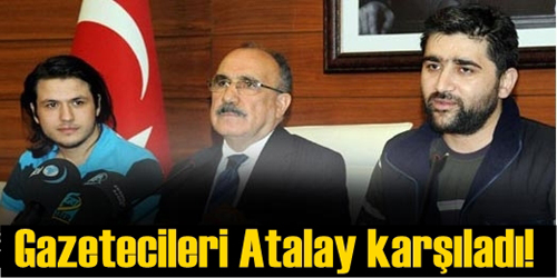 Gazetecileri Beşir Atalay Karşıladı! 