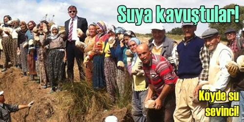 Köyün su sıkıntısı çözüldü!