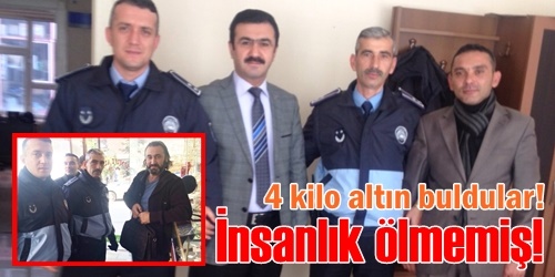 Altın dolu çantayı sahibine verdiler