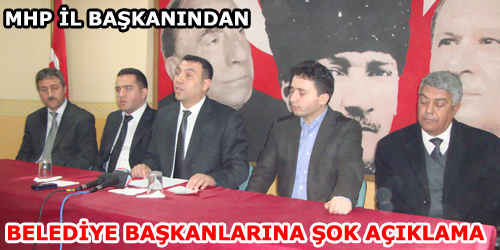 BELEDİYE BAŞKANLARINA  ŞOK AÇIKLAMA