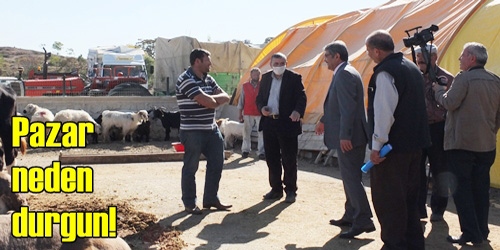 Pazarda satış yok!