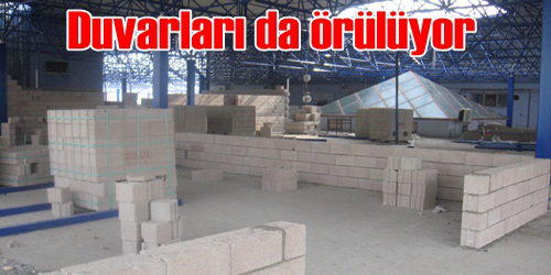 Duvarları Örülüyor