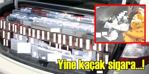 6 bin 570 paket sigara yakalandı
