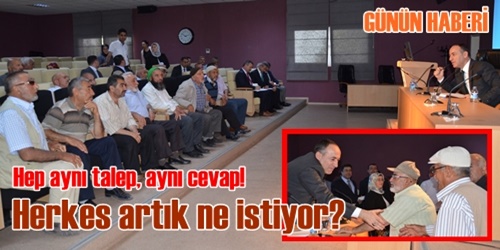 Halkla buluşmaya devam