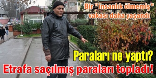 Bulduğu parayı polise verdi