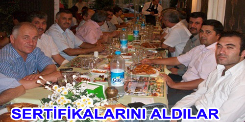 Memurlar Sertifikalandı