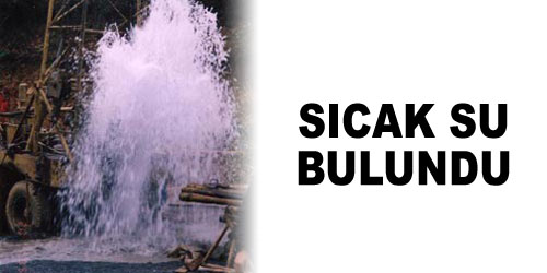 Güzelyurt`ta Sıcak Su