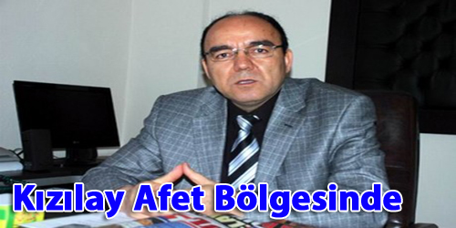 Kızılay Afet Bölgesinde