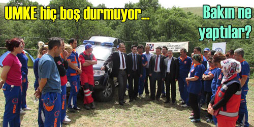 UMKE Tatbikat Yaptı 