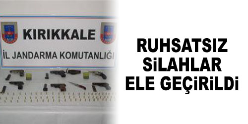 Balışeyh`te Silah Operasyonu