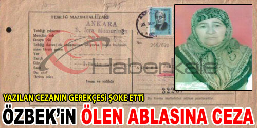 Vefat Eden Kadına İlginç Ceza