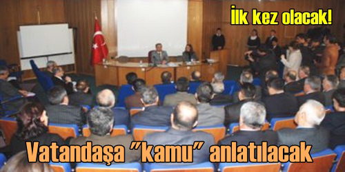 Kamu Kurumları Anlatılacak.