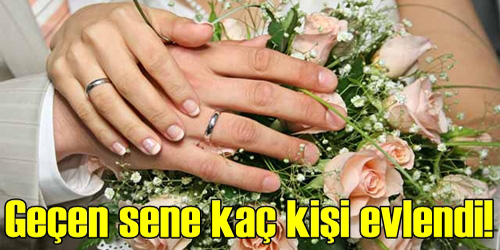 2013`te Bin 755 Çift Evlendi
