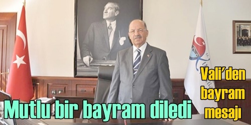 Mutlu bir bayram diledi