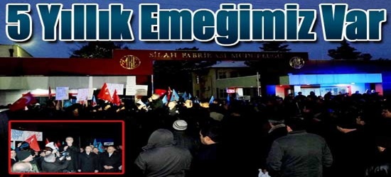5 Yıllık Emeğimizi Vermeyeceğiz