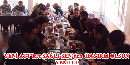  İl Sağlık Müdürünün katılımıyla Yemek Yediler