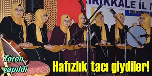 Hafızlık taç giyme merasimi 