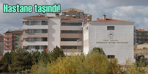 Bütün hastane taşındı