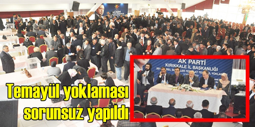 Ak Parti Adayları Temayülden Geçti