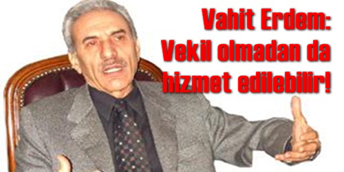 Erdem Yine Açıklama Yaptı