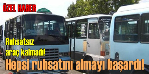 Hepsi Ruhsatını Aldı