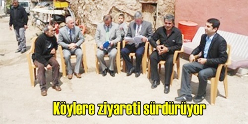 Kazez, köyleri ziyaret etti