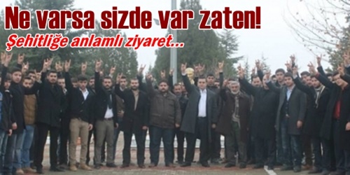 Ülkü Ocakları şehitliği anlamlı ziyaret