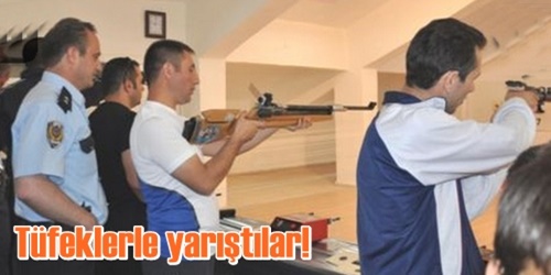 Atış yarışması yapıldı
