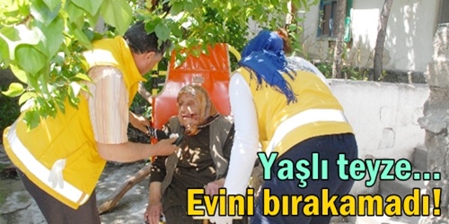 Evini terk etmek istemedi