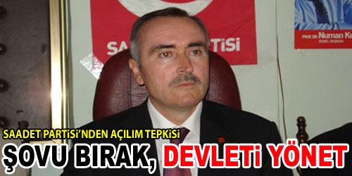 SP`den Açılım Tepkisi