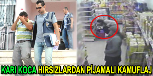 Hırsızlardan Pijamalı Kamuflaj