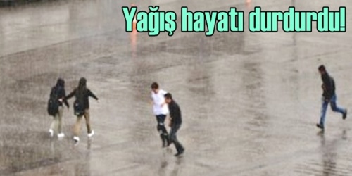 Yağış olumsuz etkiledi