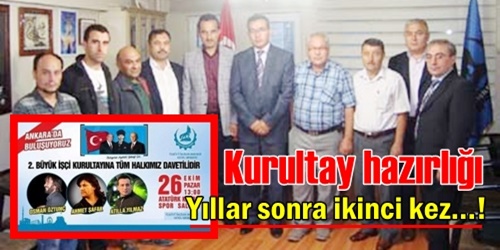 Ülkücü işçilerde kurultay coşkusu