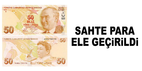 Emniyetten Sahte Para Operasyonu
