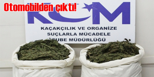 Araçtan 26 kilo çıktı!