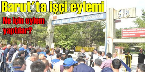 İşçiler Eylem Yaptı