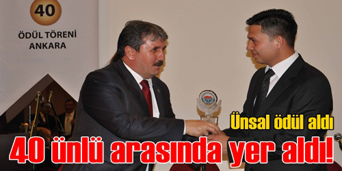 40 Ünlü Arasında Yer Aldı!