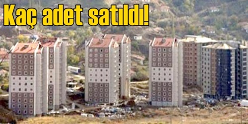 Temmuz ayında 357 konut satıldı