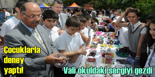 Vali Deneyleri İzledi