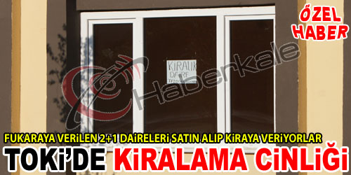 TOKİ`de 2+1 Kurnazlığı