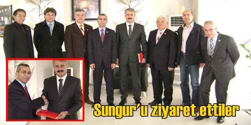 Ahmet Sungur İle Görüştüler