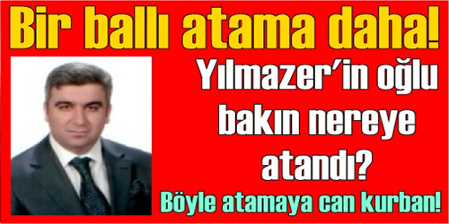 BİR BALLI ATAMA DAHA!